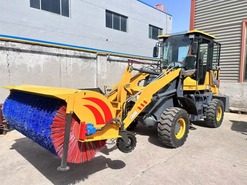 Loader Mounted Snow Sweeper brush detail